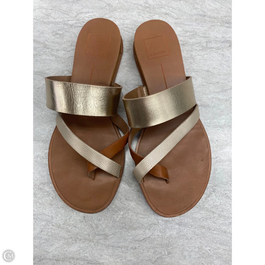 Sandals Flats By Dolce Vita In Brown, Size: 8.5