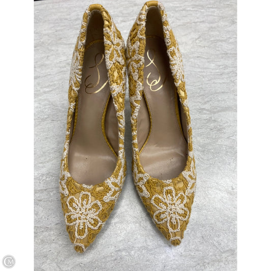 Shoes Heels Stiletto By Sam Edelman In Yellow, Size: 8