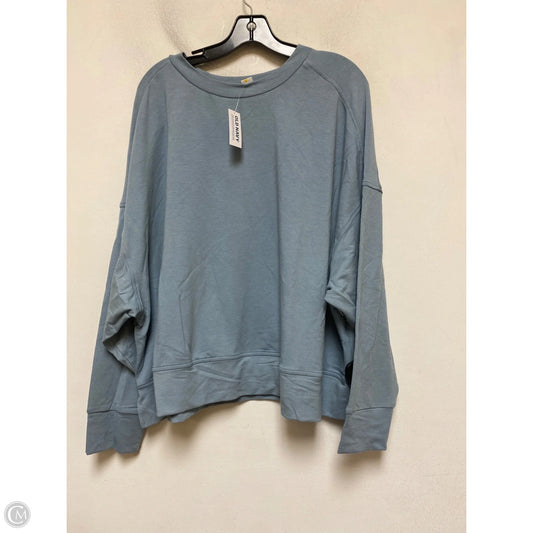 Top Long Sleeve Basic By Old Navy In Blue, Size: 3x