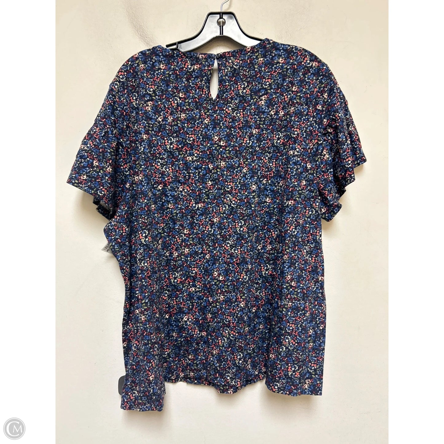 Top Short Sleeve By Lane Bryant In Floral Print, Size: 2x