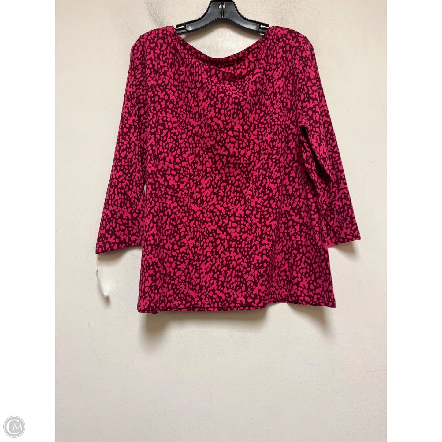 Top Short Sleeve Basic By Talbots In Pink, Size: Xl