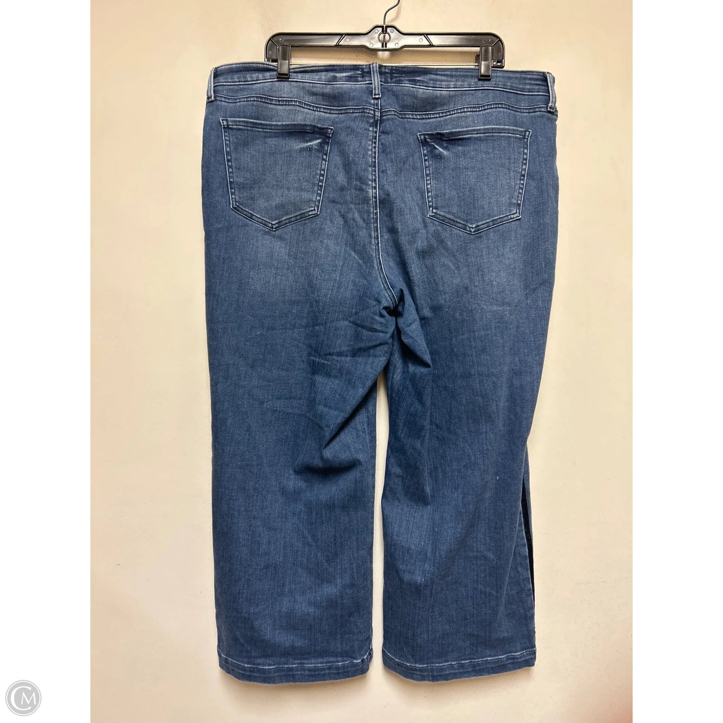Jeans Wide Leg By Not Your Daughters Jeans In Blue Denim, Size: 18