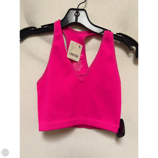 Athletic Bra By Free People In Pink, Size: Xs
