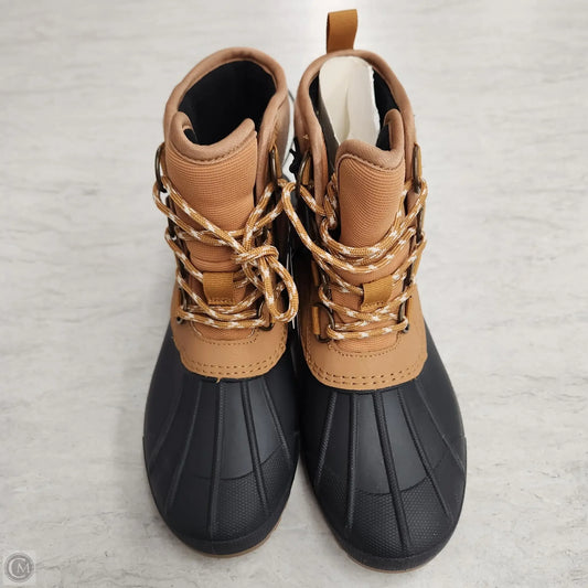 Boots Hiking By Universal Thread In Black & Tan, Size: 6