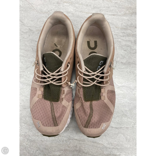 Shoes Athletic By Clothes Mentor In Green & Tan, Size: 6