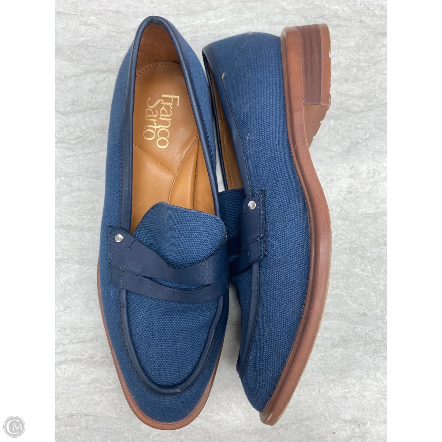 Shoes Flats By Franco Sarto In Blue, Size: 7.5