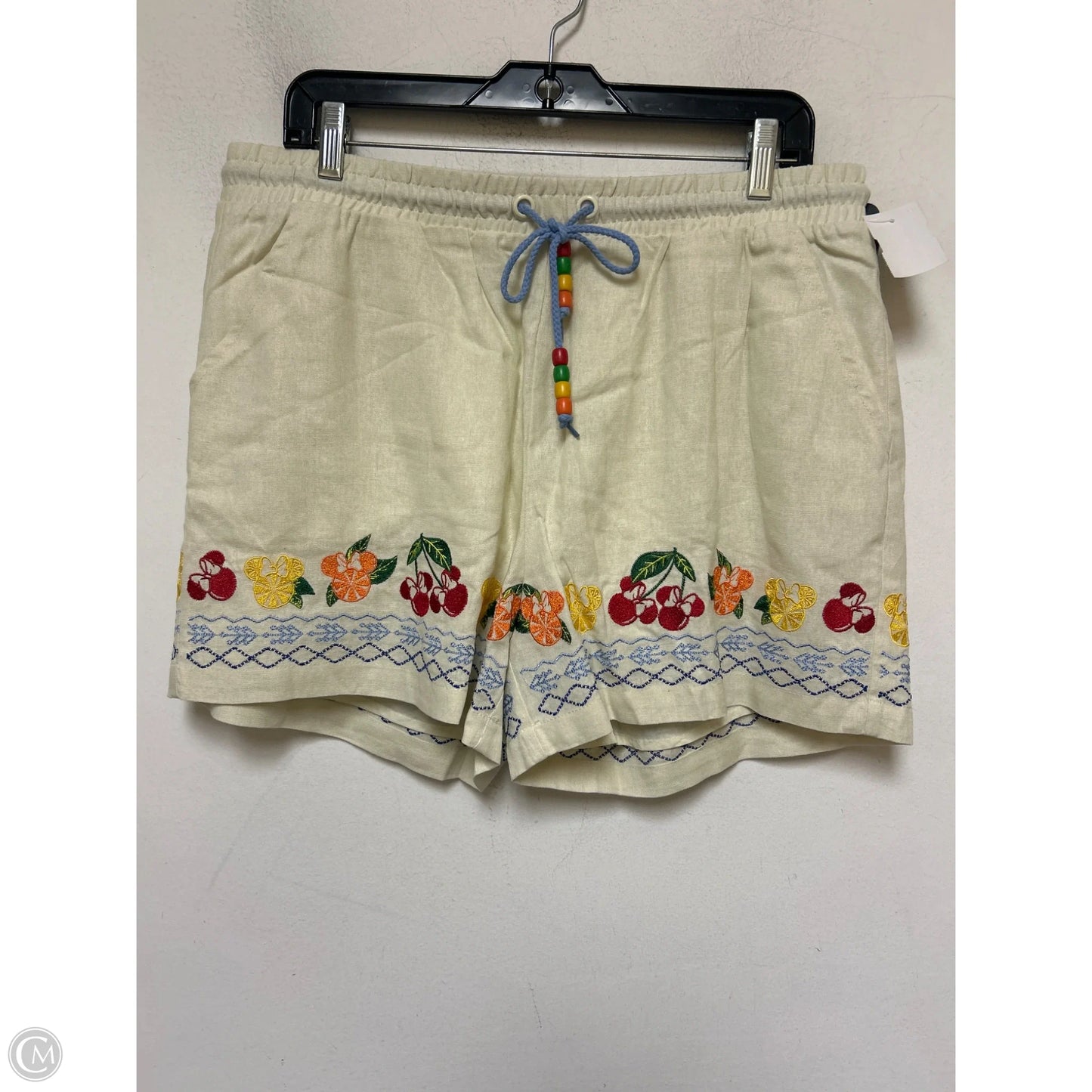 Shorts By Walt Disney In Cream, Size: 16