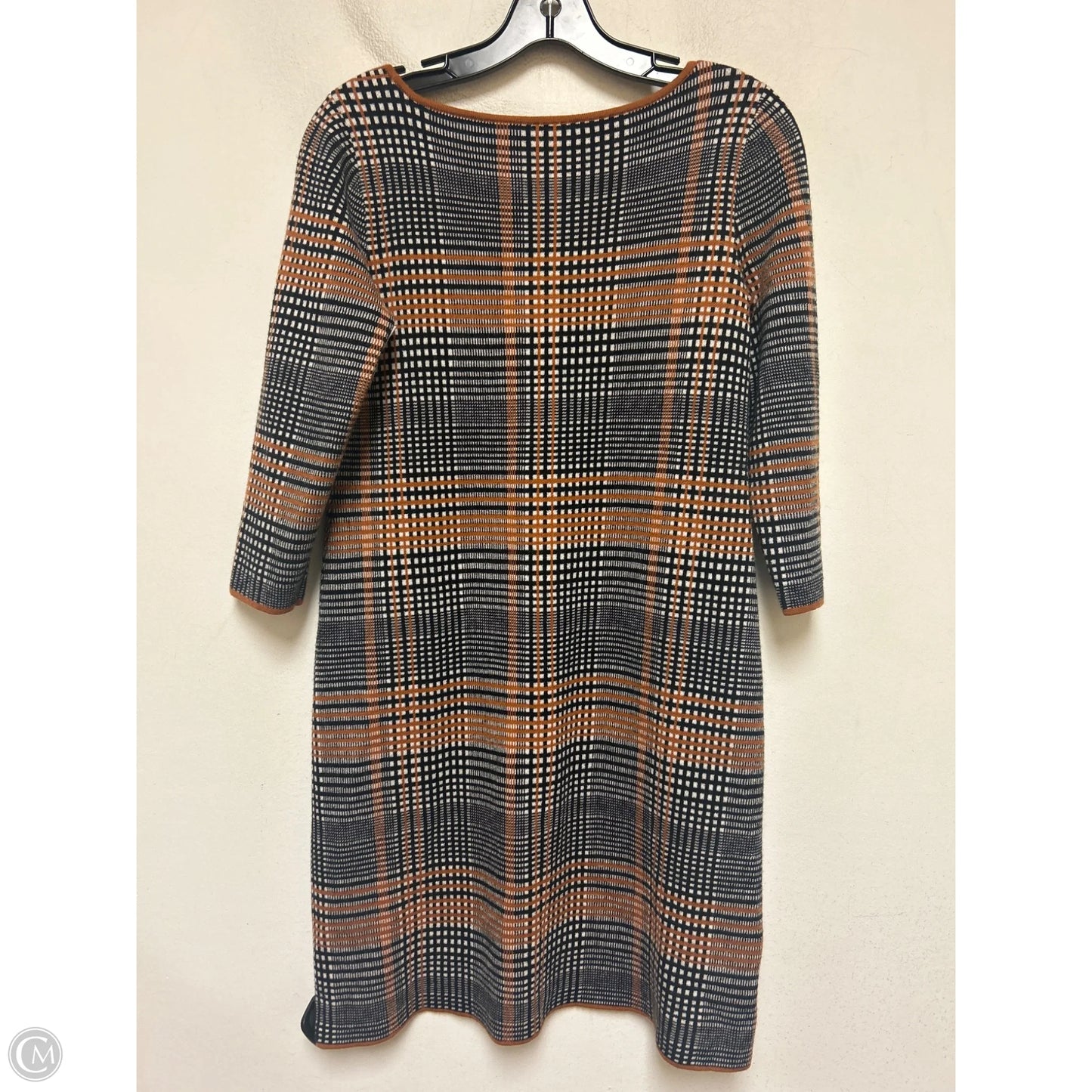 Dress Sweater By Ann Taylor In Plaid Pattern, Size: Sp