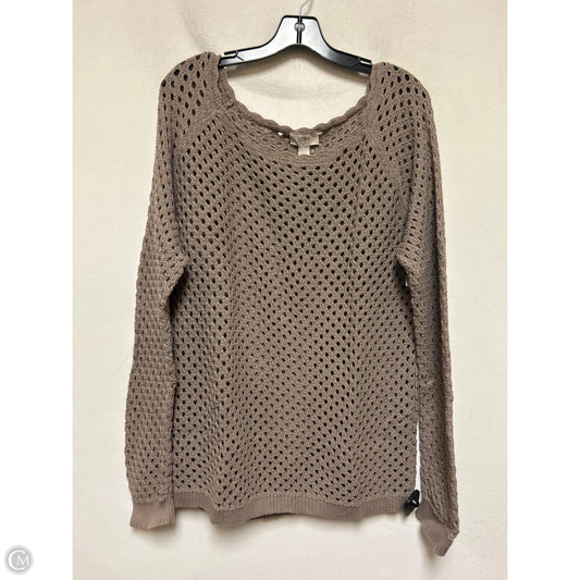 Sweater By Loft In Brown, Size: Xl