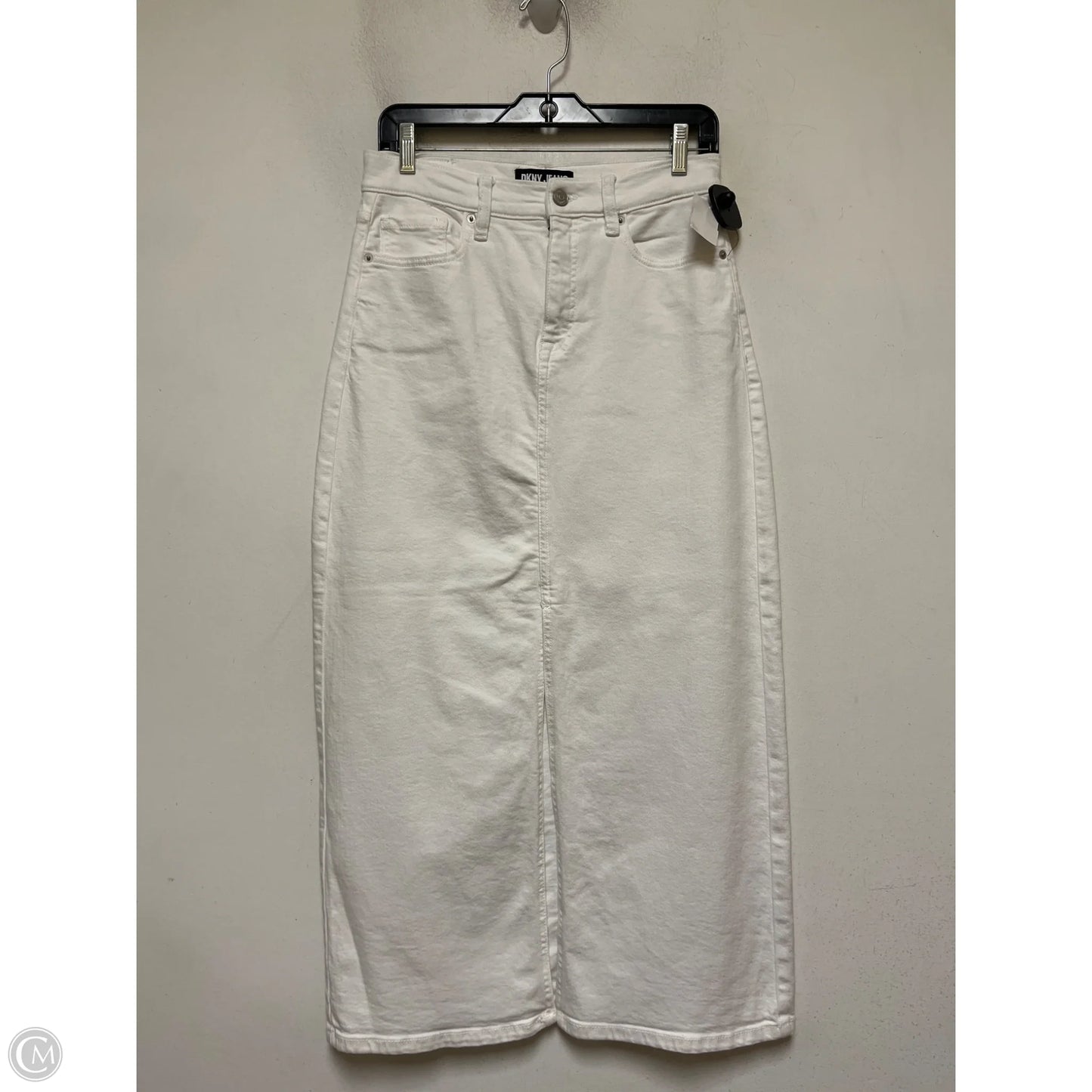 Skirt Maxi By Dkny In White Denim, Size: 6