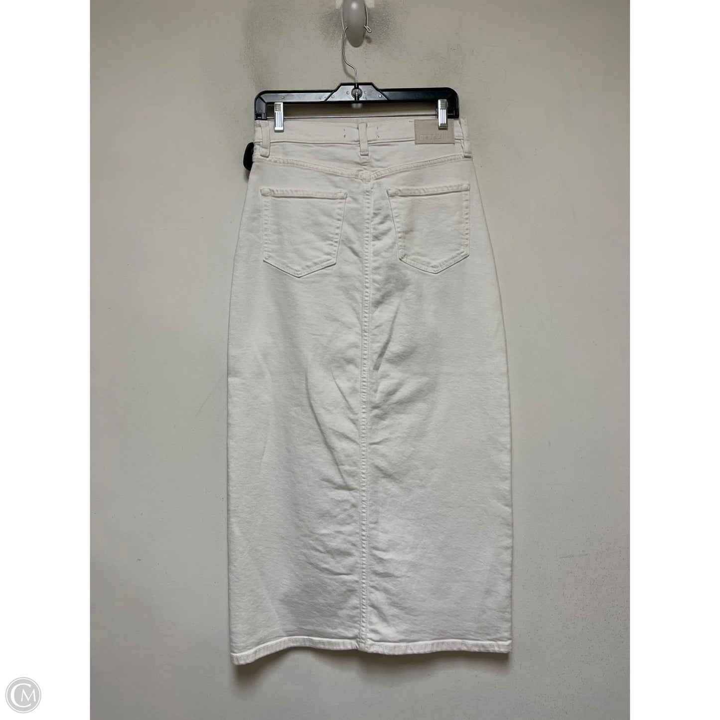 Skirt Maxi By Dkny In White Denim, Size: 6