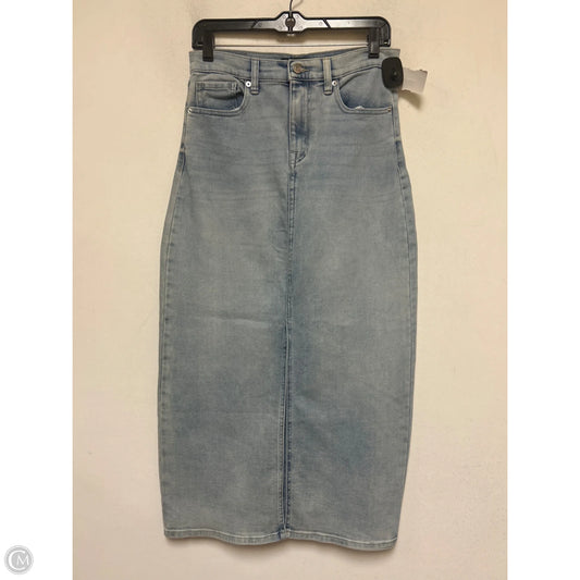 Skirt Maxi By Dkny In Blue Denim, Size: 6