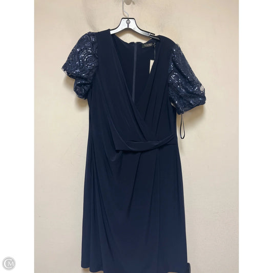 Dress Casual Short By Lauren By Ralph Lauren In Navy, Size: L