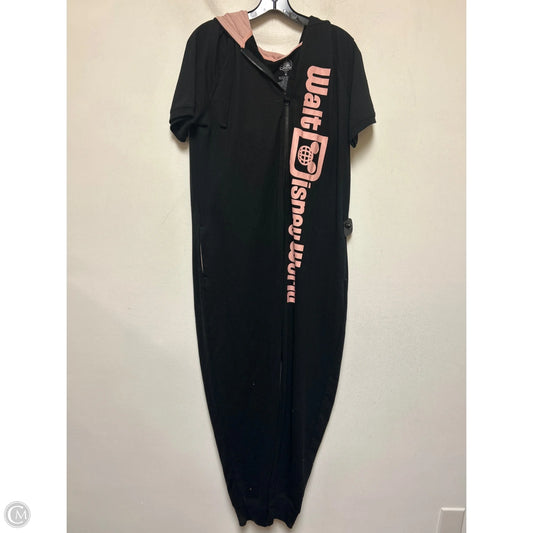 Jumpsuit By Walt Disney In Black & Pink, Size: Xl