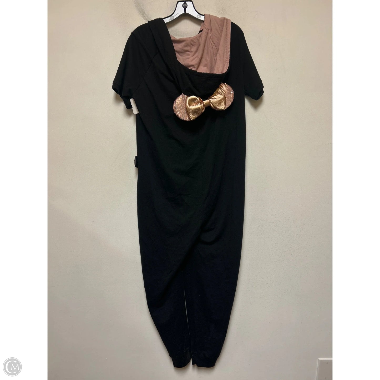 Jumpsuit By Walt Disney In Black & Pink, Size: Xl
