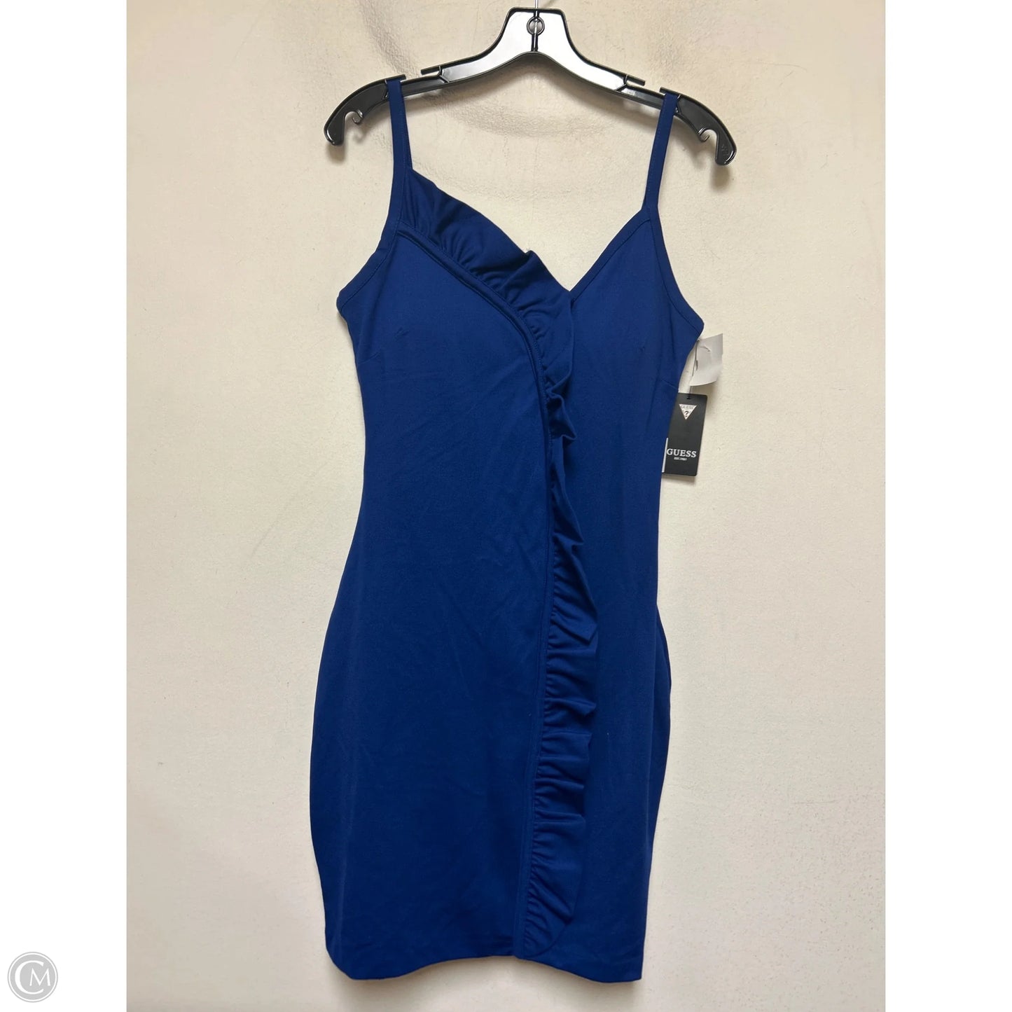 Dress Casual Short By Guess In Blue, Size: M