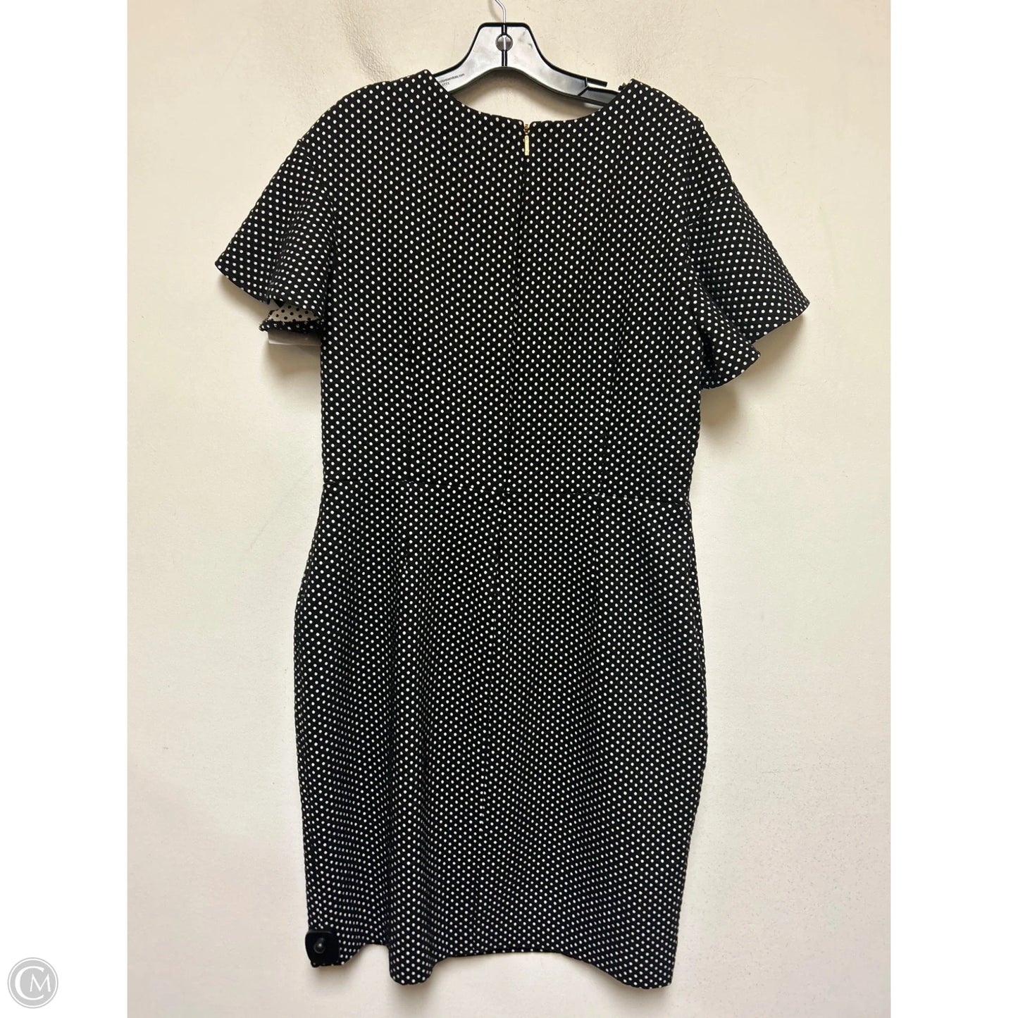 Dress Casual Midi By Lauren By Ralph Lauren In Polkadot Pattern, Size: Xl