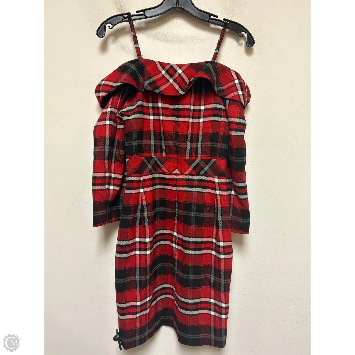 Dress Casual Short By Venus In Plaid Pattern, Size: S