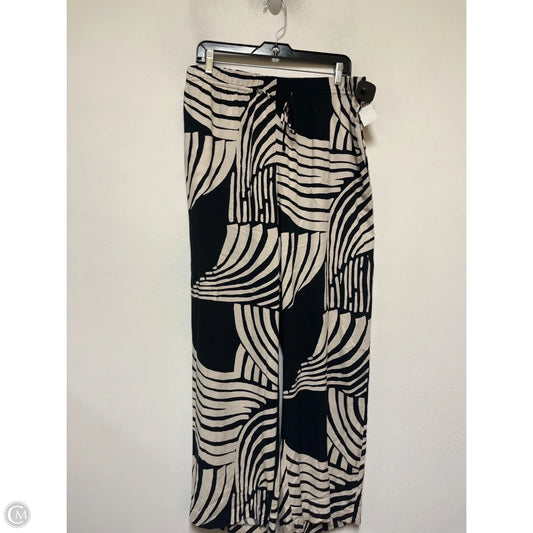 Pants Wide Leg By H&m In Black & Tan, Size: 12