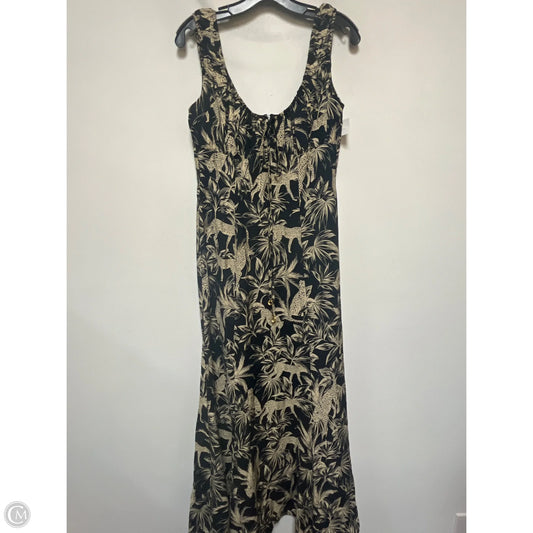 Dress Casual Maxi By Taylor In Black & Tan, Size: M