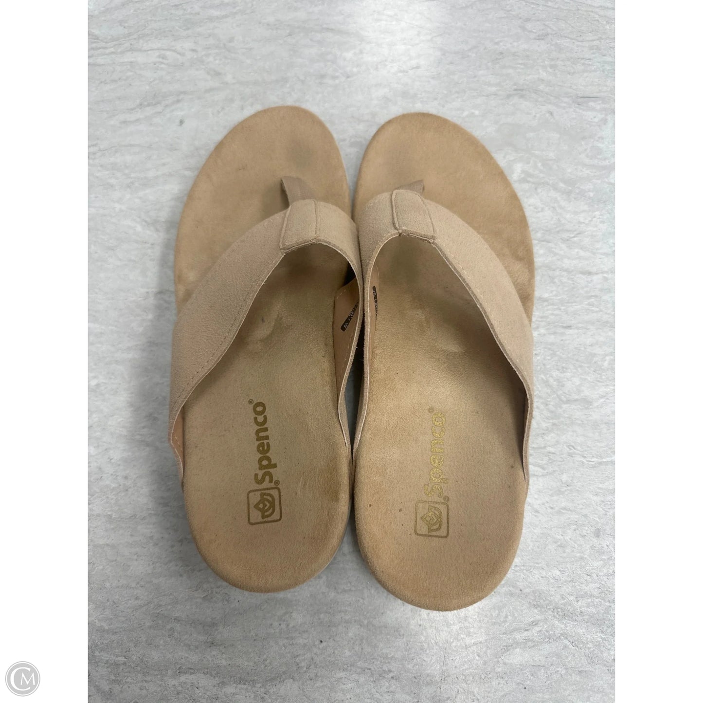 Sandals Flats By Spenco In Tan, Size: 8