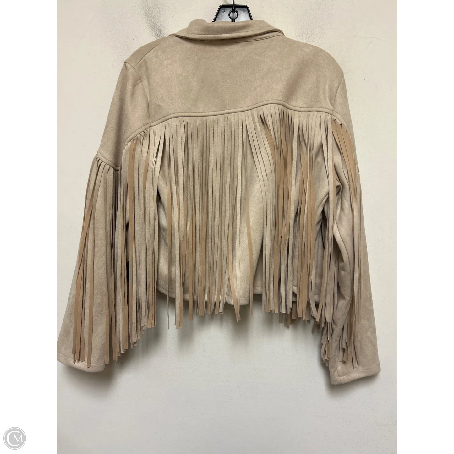 Jacket Other By Clothes Mentor In Tan, Size: L