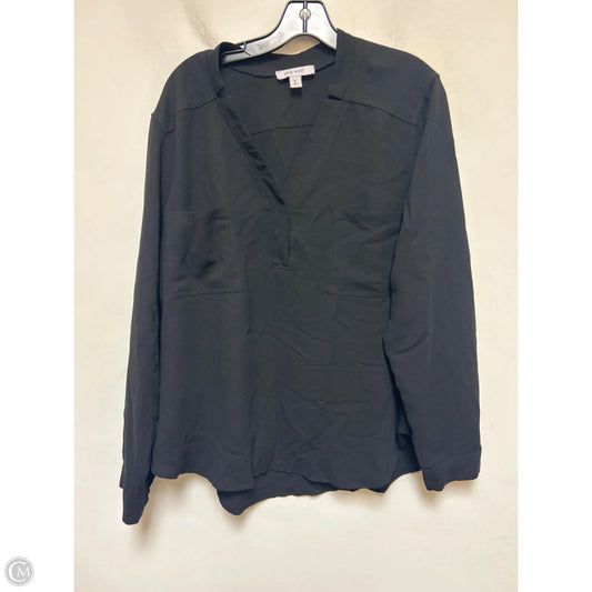 Top Long Sleeve By Nine West In Black, Size: Xl