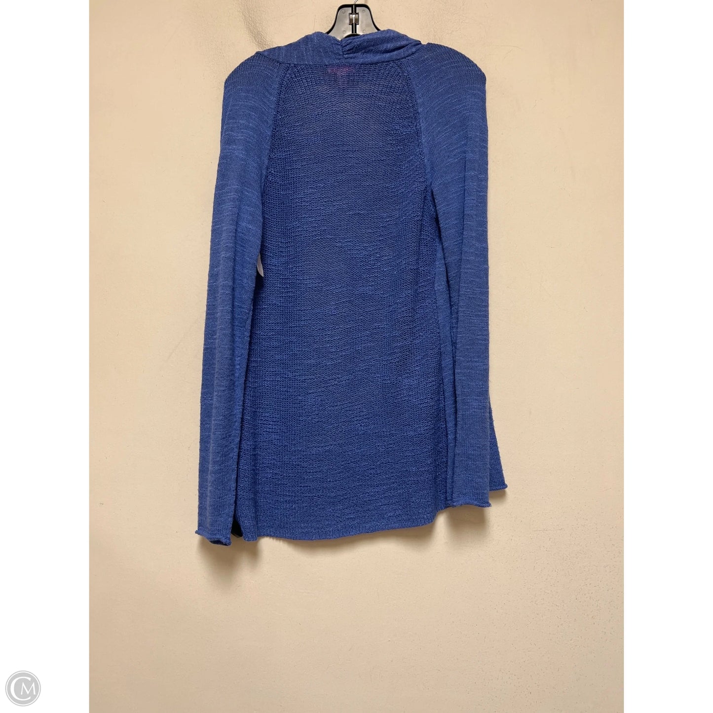 Sweater Cardigan Designer By Lilly Pulitzer In Blue, Size: L