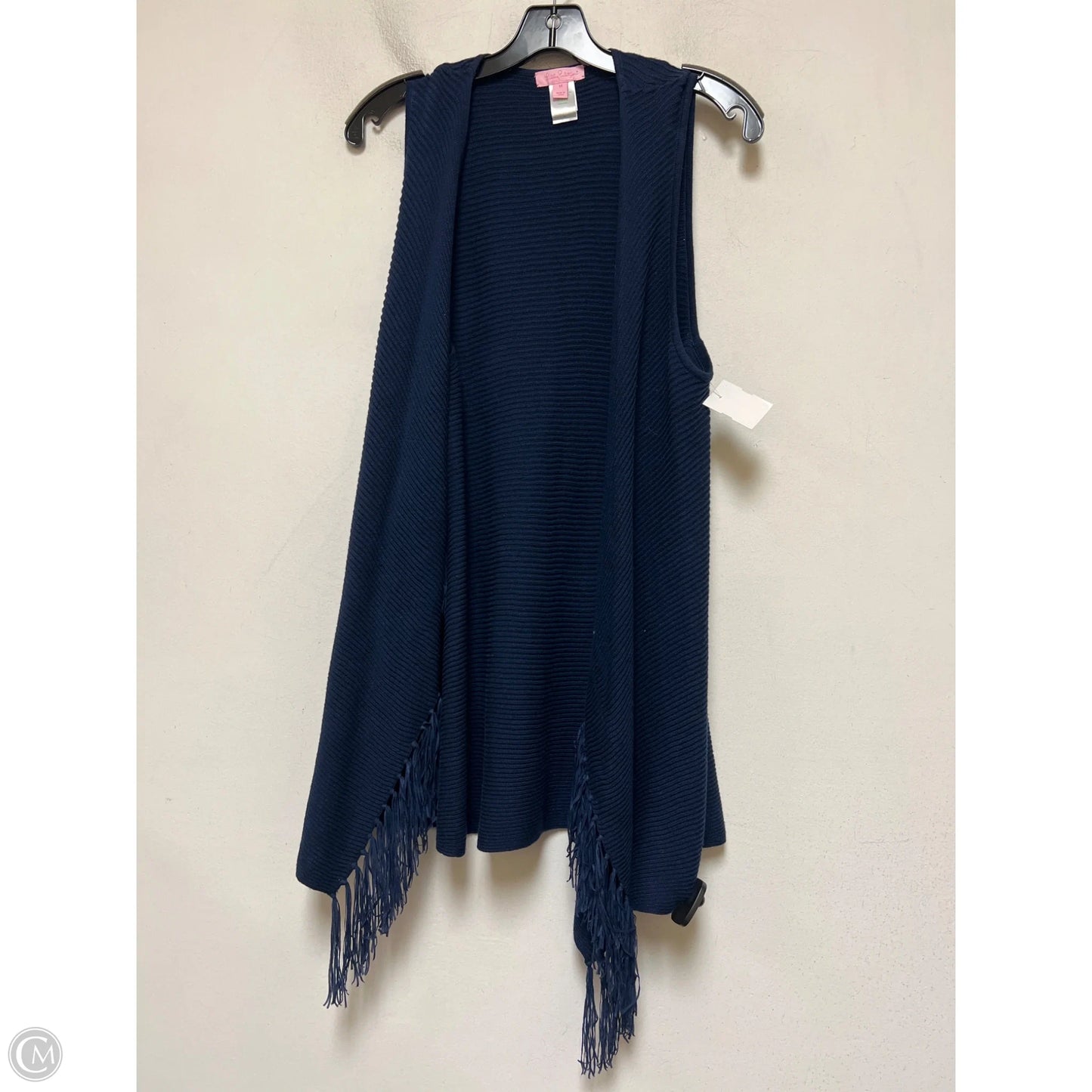 Sweater Cardigan Designer By Lilly Pulitzer In Blue, Size: M