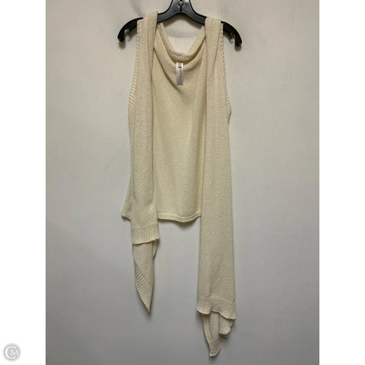 Sweater Cardigan By Eileen Fisher In Tan, Size: M