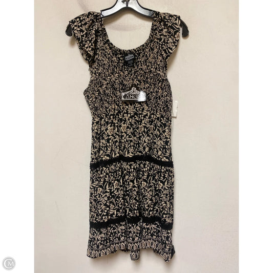 Dress Casual Short By Angie In Black & Tan, Size: S