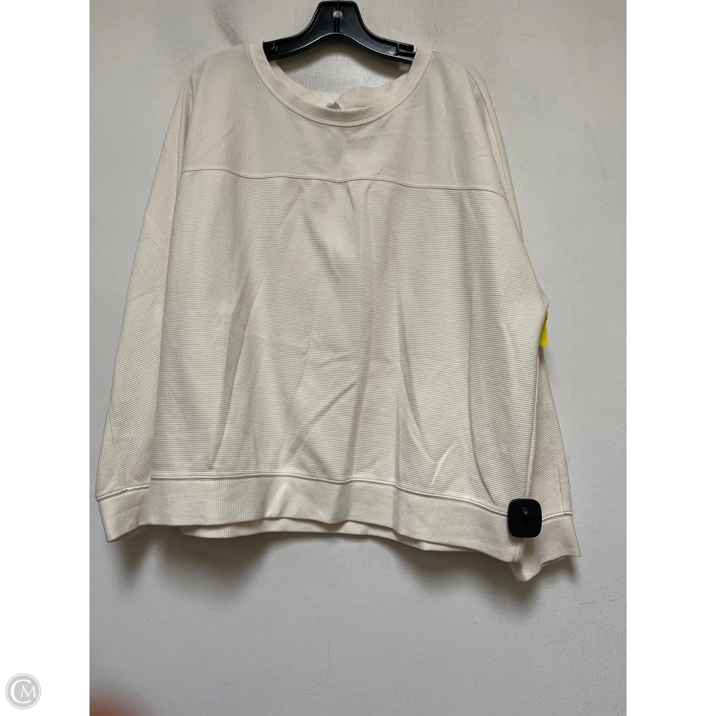 Sweatshirt Hoodie By Zella In Cream, Size: Xl
