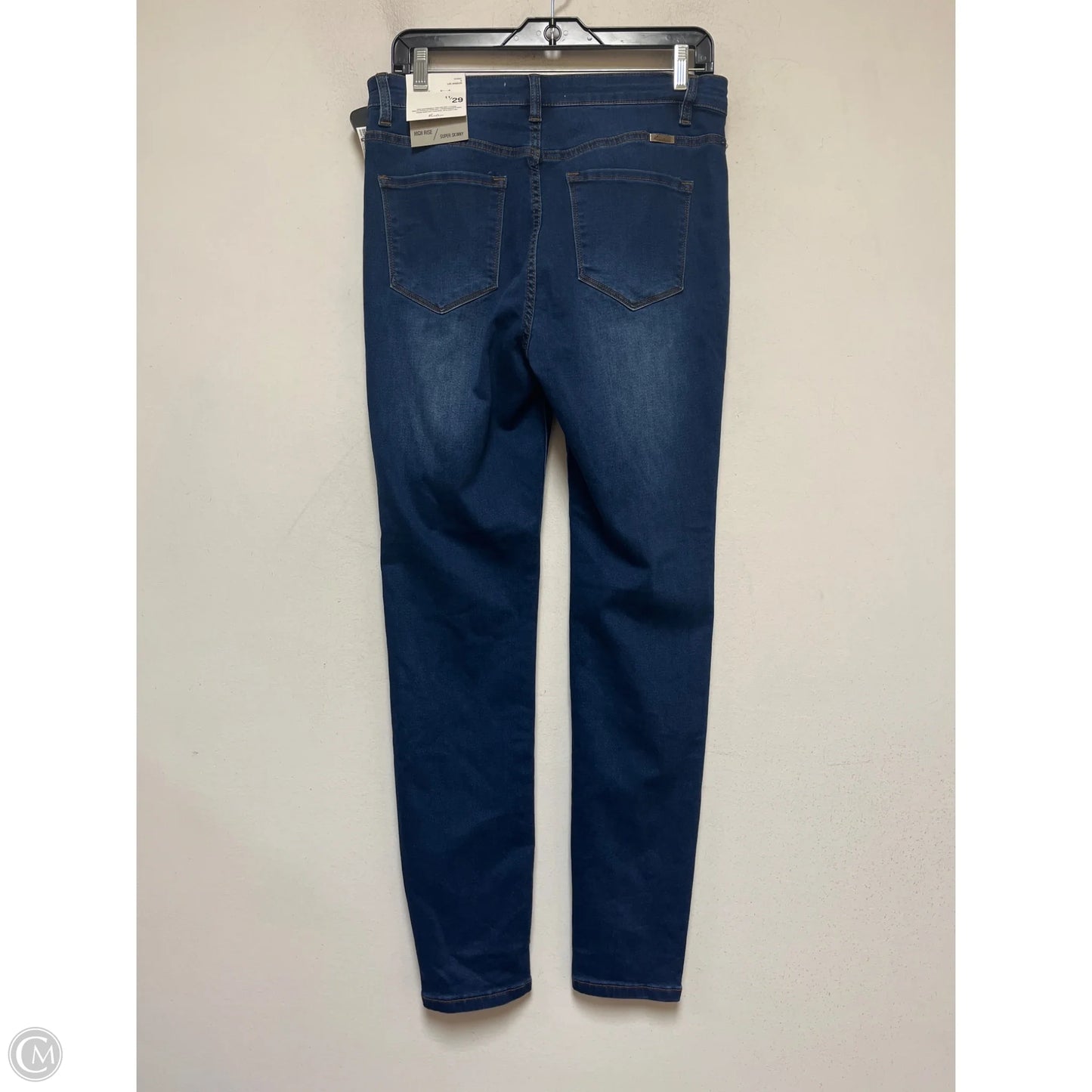 Jeans Skinny By Kancan In Blue Denim, Size: 6