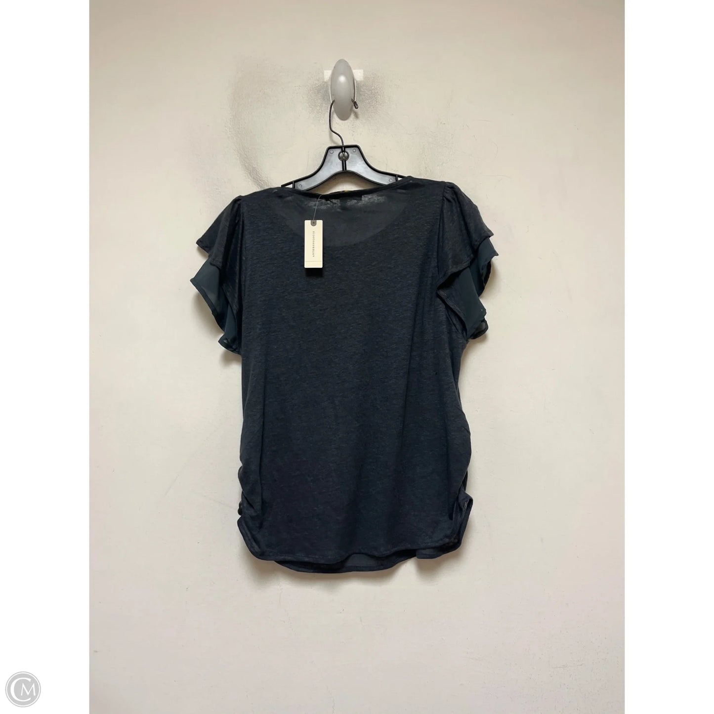 Top Short Sleeve By Eri + Ali In Grey, Size: Xs