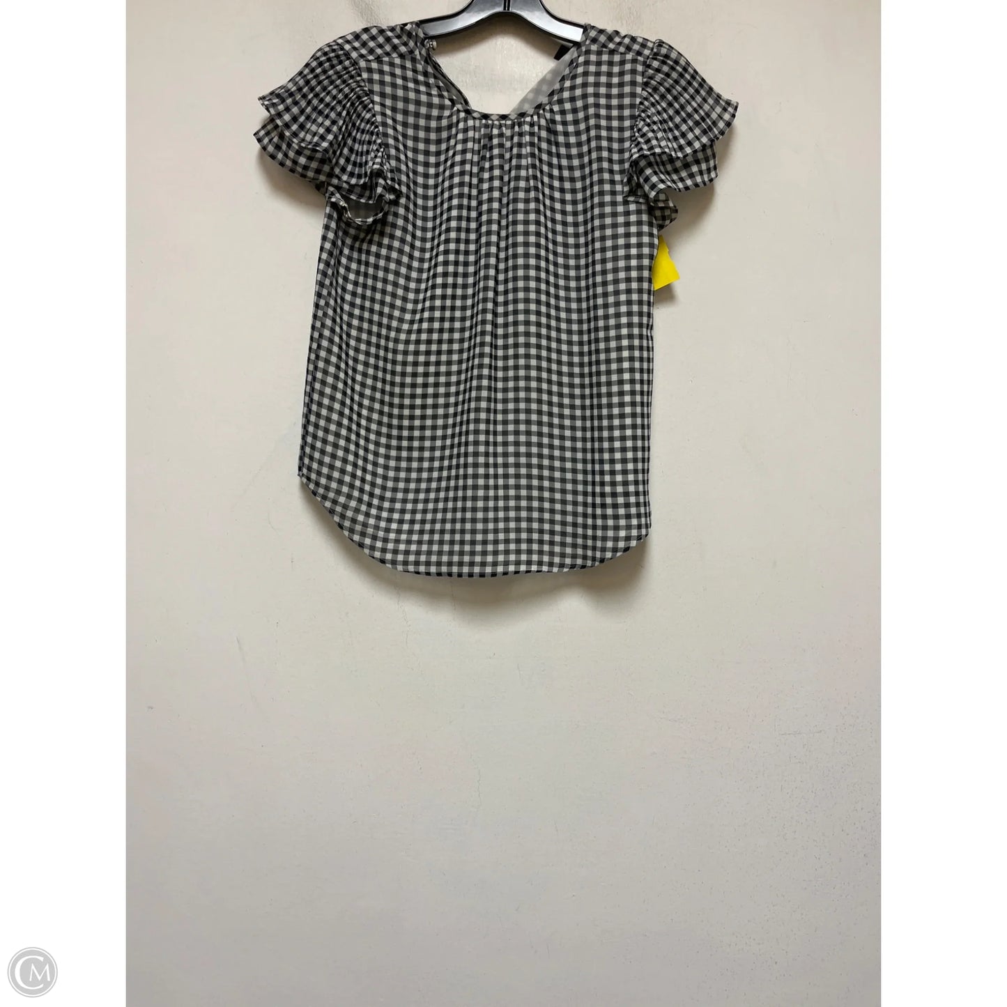 Top Short Sleeve By Ann Taylor In Floral Print, Size: Xsp