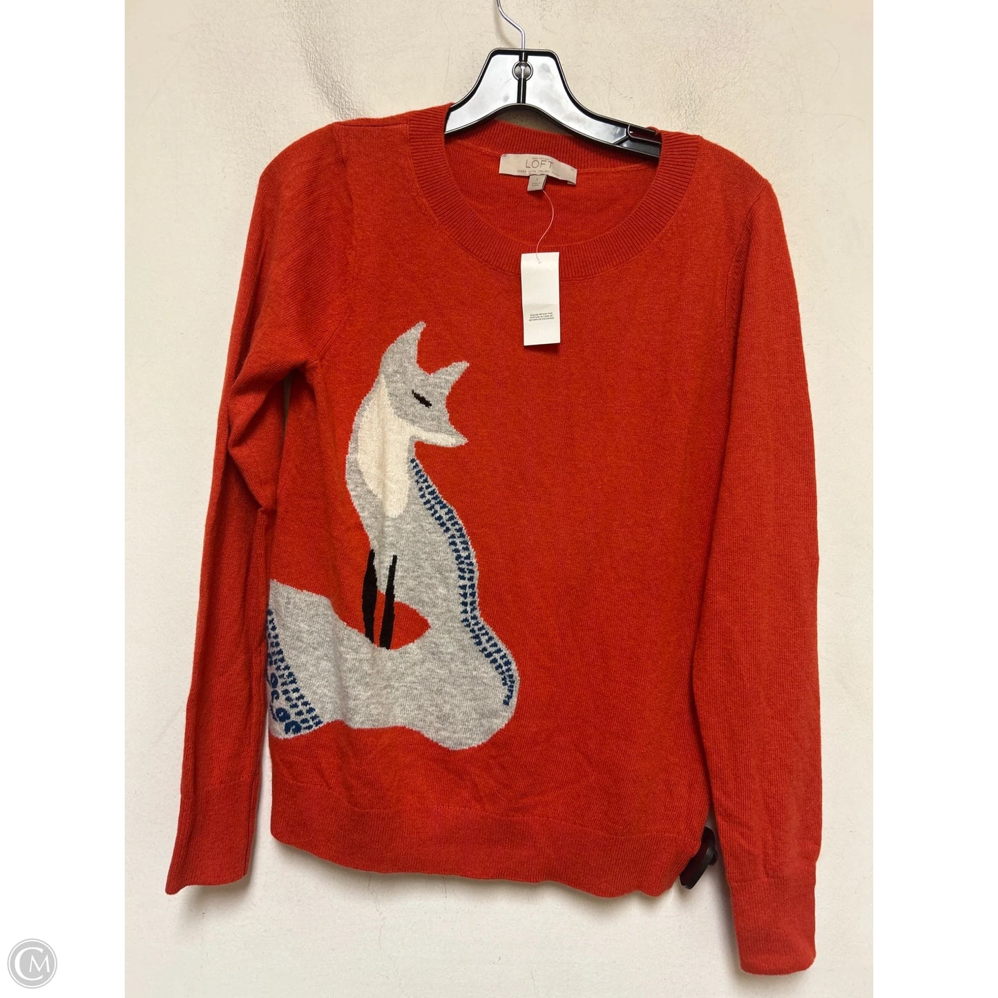 Sweater By Loft In Orange, Size: S