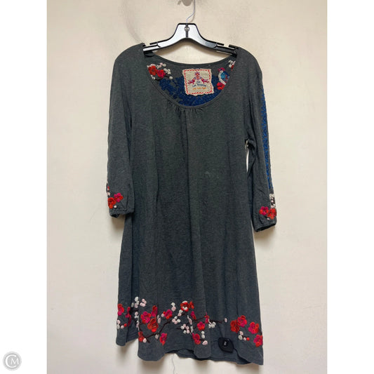 Dress Casual Short By Johnny Was In Grey, Size: L