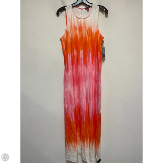 Dress Casual Maxi By Vince Camuto In Orange & Pink, Size: S