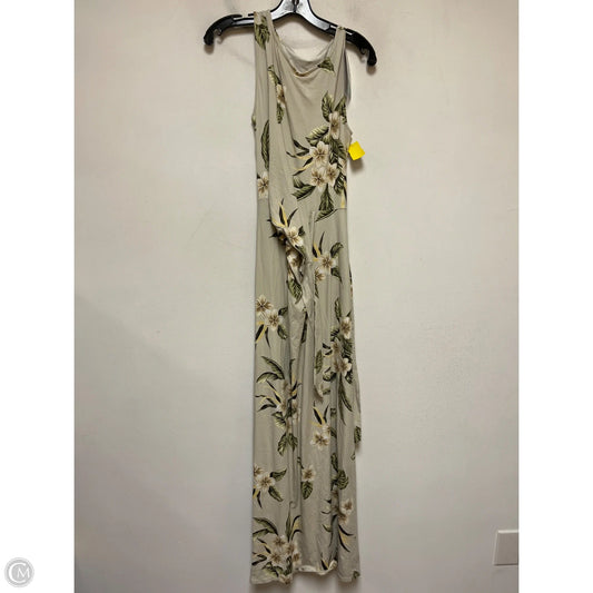 Dress Casual Maxi By Lands End In Tropical Print, Size: S