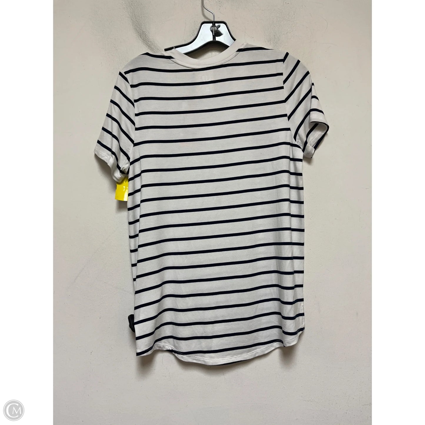 Top Short Sleeve Basic By Gap In Striped Pattern, Size: Xs