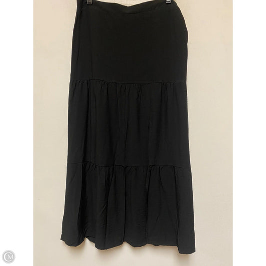 Skirt Maxi By Nine West In Black, Size: 12