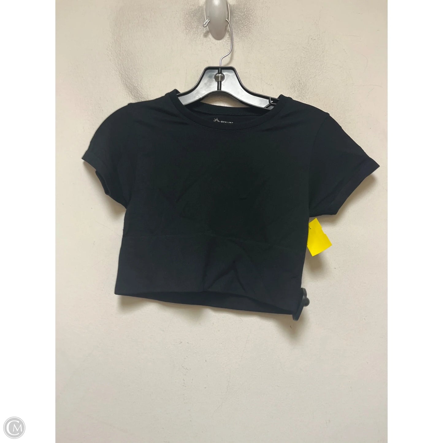 Athletic Top Short Sleeve By Offline By Aerie In Black, Size: Xs