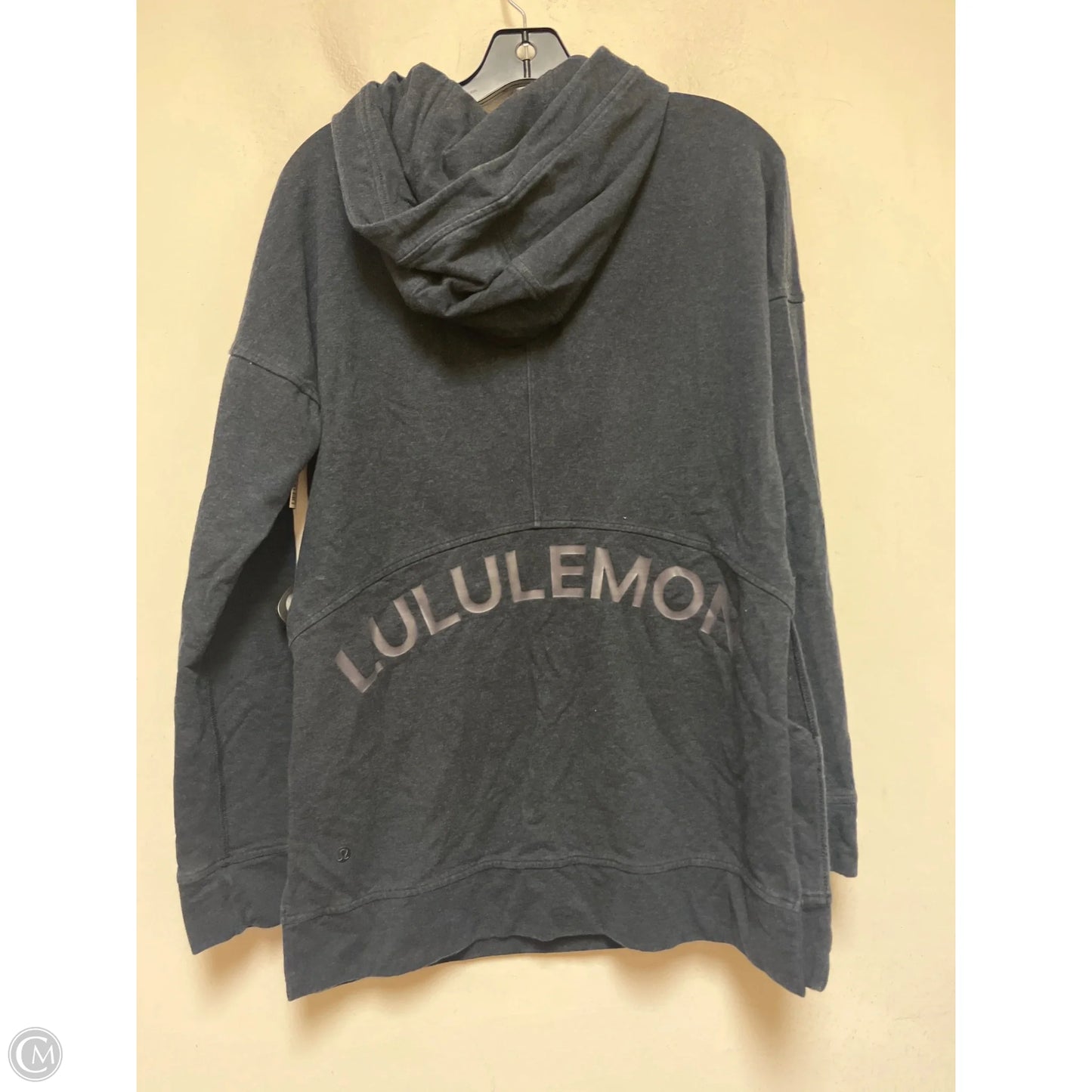 Athletic Sweatshirt Hoodie By Lululemon In Navy, Size: 8