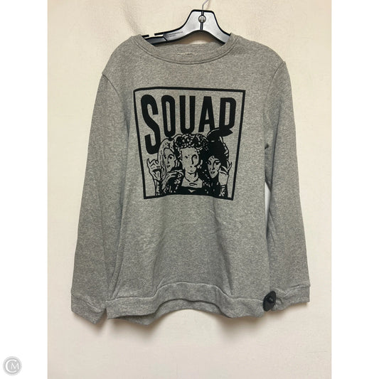 Top Long Sleeve By Clothes Mentor In Grey, Size: M