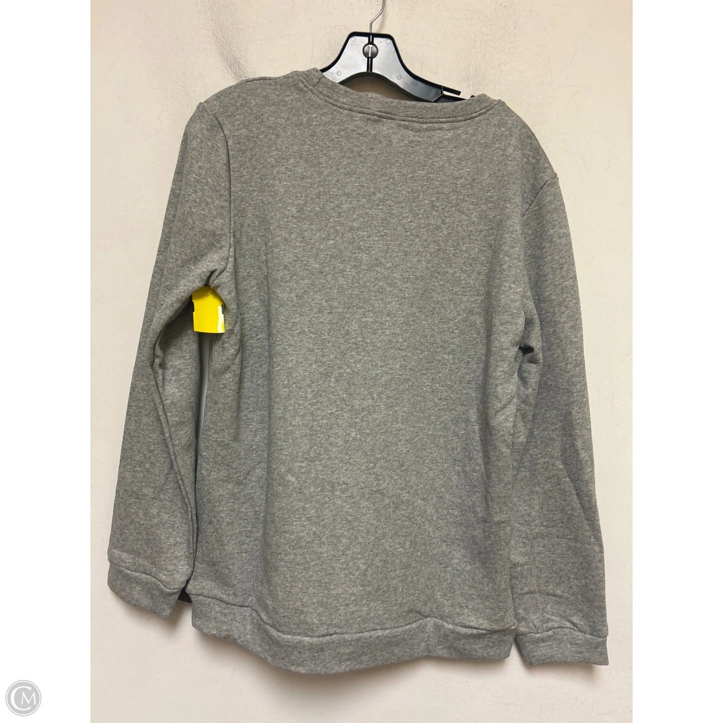 Top Long Sleeve By Clothes Mentor In Grey, Size: M