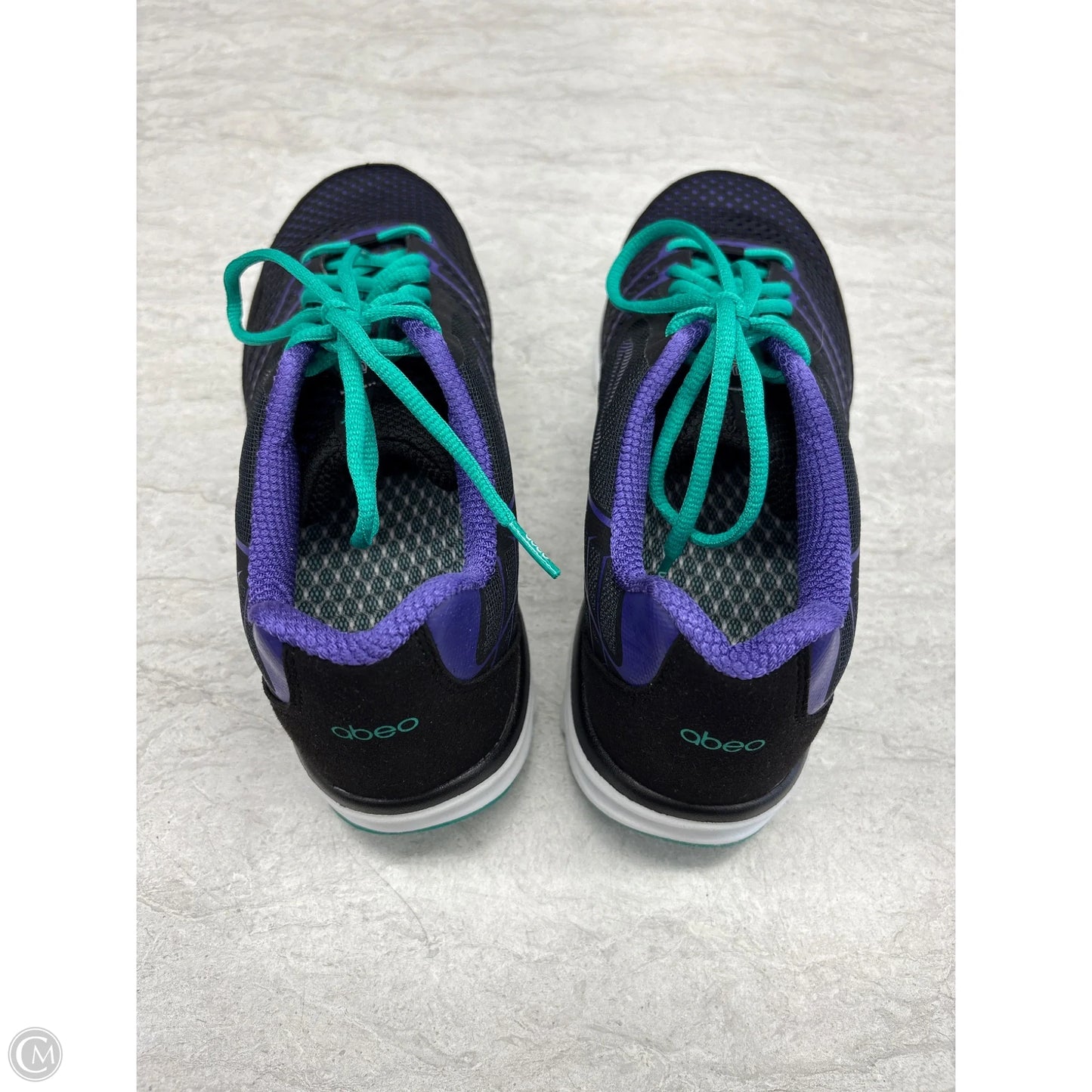 Shoes Athletic By Abeo In Black & Purple, Size: 10
