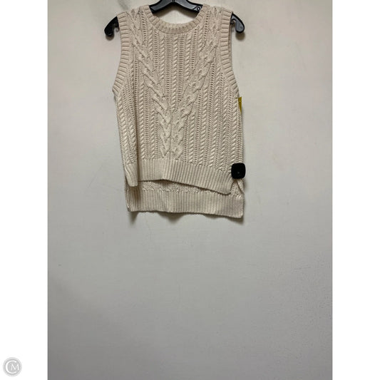 Vest Sweater By Rachel Zoe In Tan, Size: M