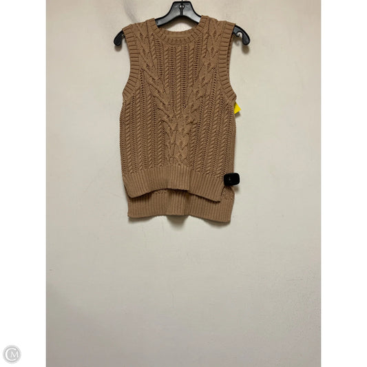 Vest Sweater By Rachel Zoe In Brown, Size: Xs
