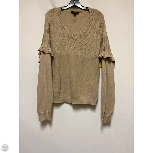 Sweater By Banana Republic In Tan, Size: Xl