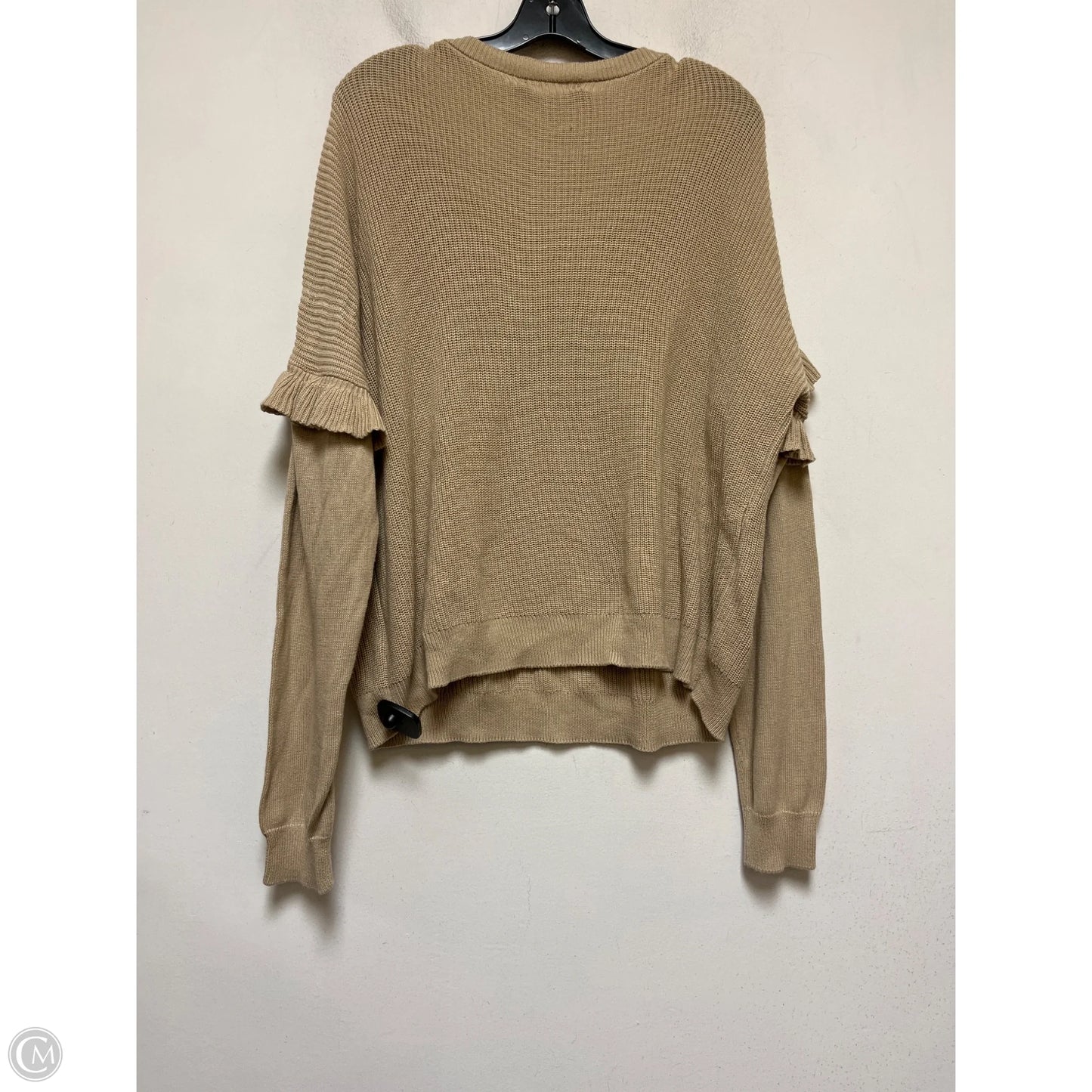 Sweater By Banana Republic In Tan, Size: Xl